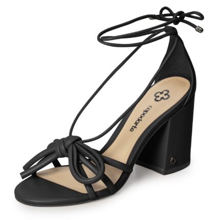 Sandalia Tie Leg Taco Medio