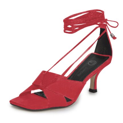 Sandalia Tie Leg Taco Medio