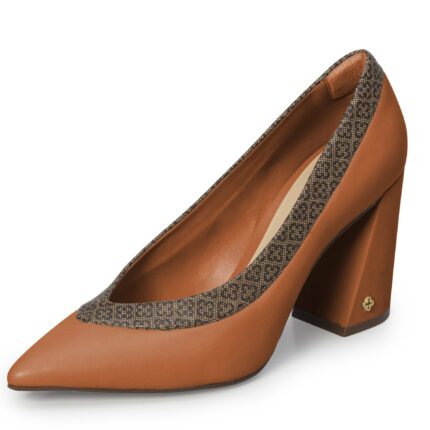 Stiletto Monograma Taco Alto