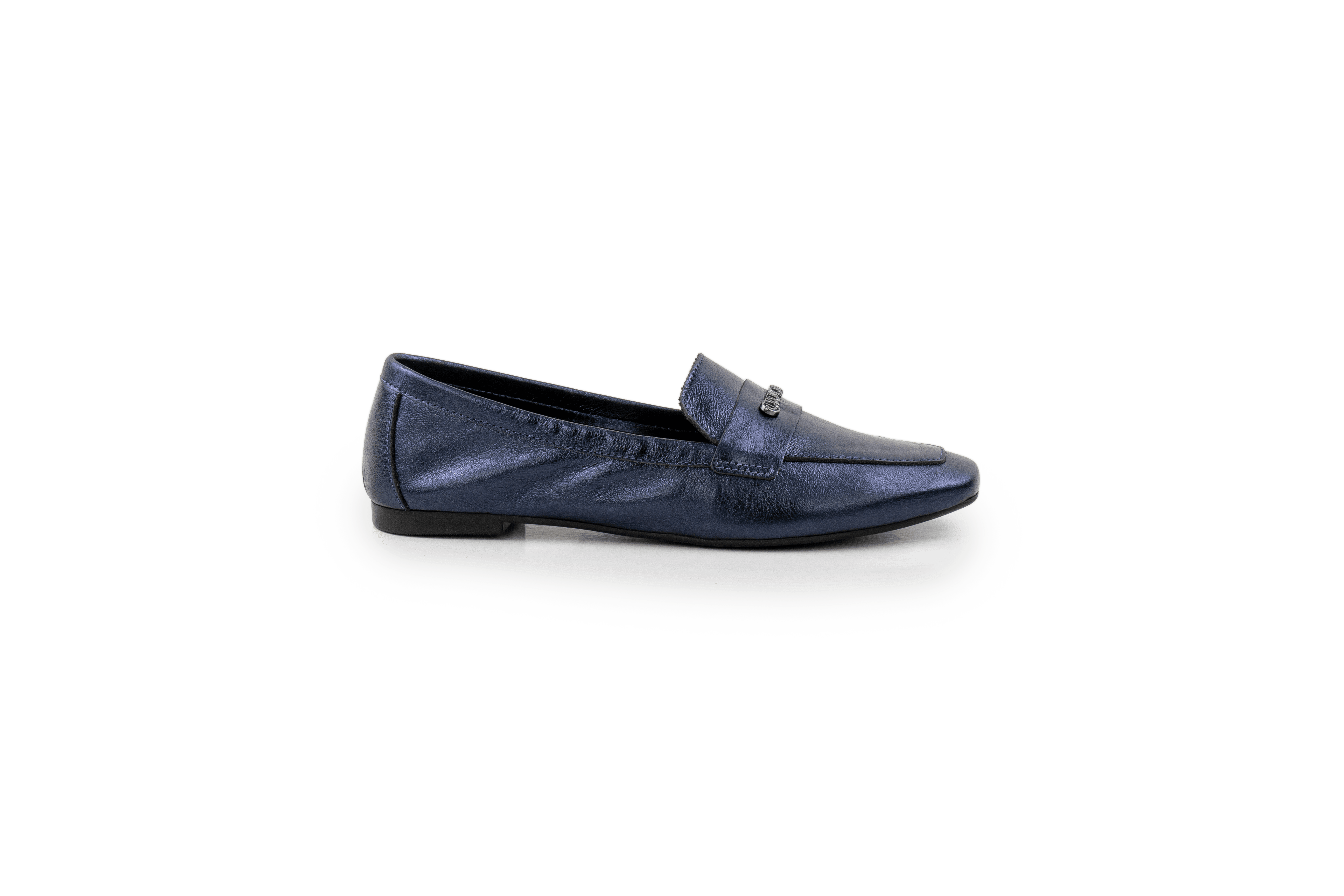 4118774_CRAQUELE-METAL_AZUL.png Loafer Metalizado Flat - Imagen 1