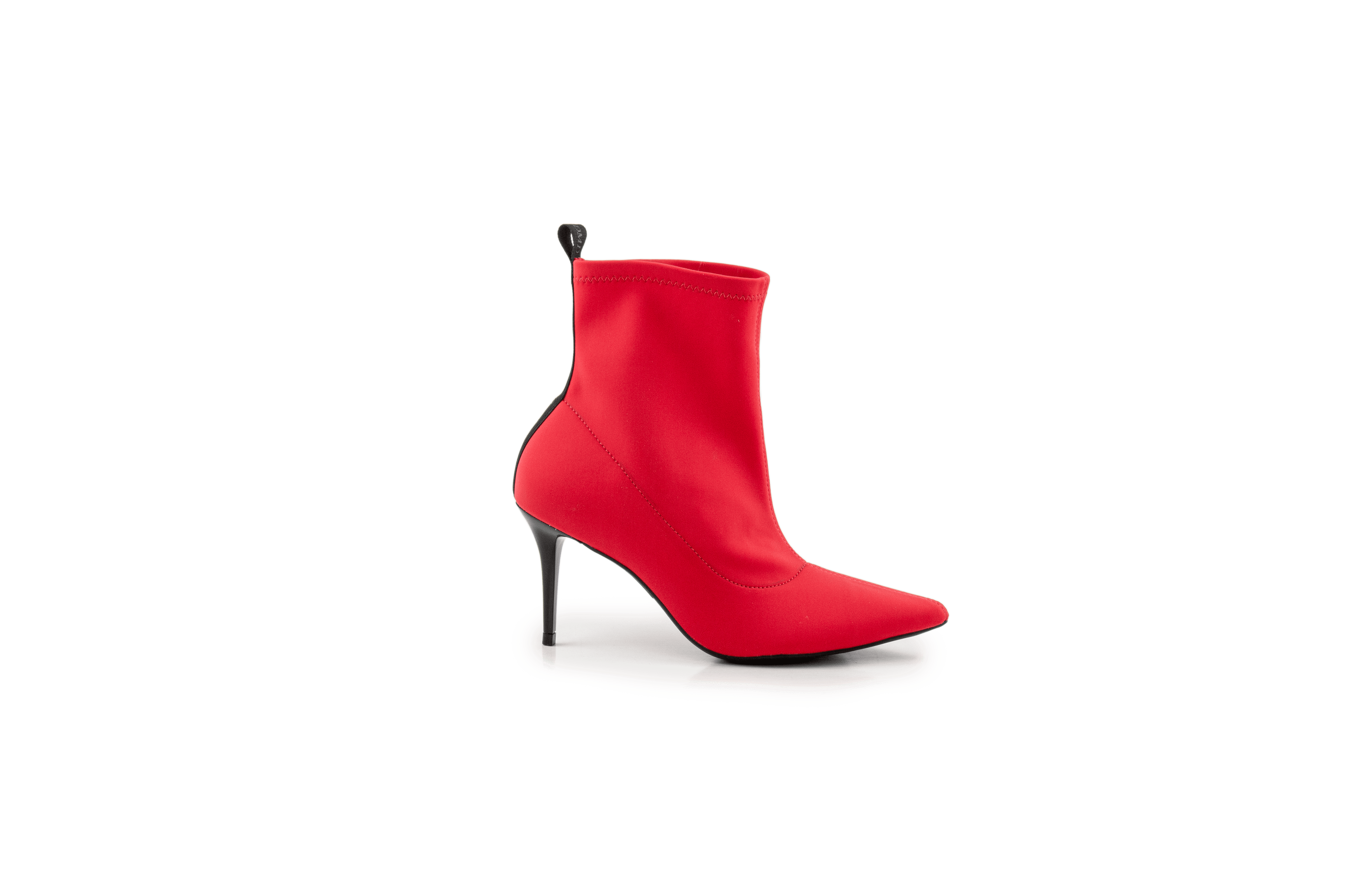 4119134_lycra-vermelha-1.png Bota Caño Medio Lycra Taco Alto - Imagen 1