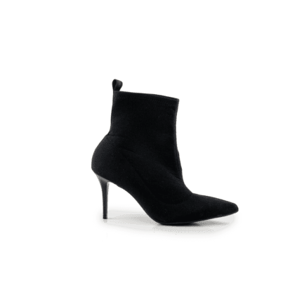 Bota Caño Medio Lycra Taco Alto