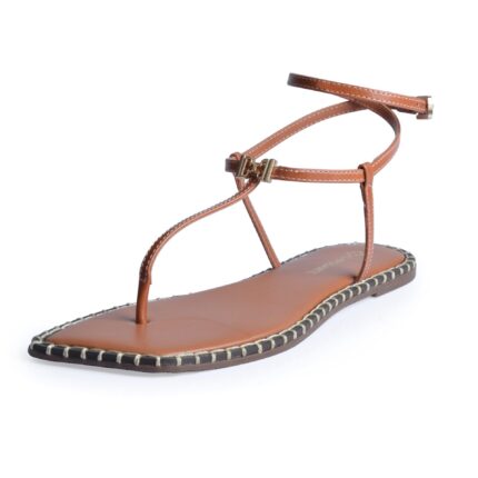 Sandalia Tie Leg Flat