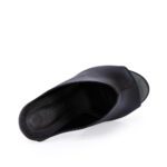 Mule Peep Toe Taco Alto - Imagen 5