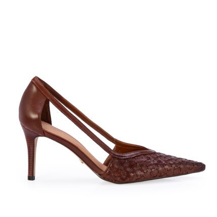 Stiletto Tresse Signature Tramado Taco Medio