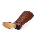 Bota Tresse Signature Tramada Caño Alto Taco Bajo - Imagen 2