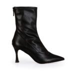 Bota Stretch Caño Medio Taco Alto