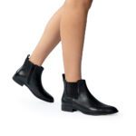 Bota Caño Corto Taco Bajo - Imagen 2