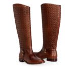 Bota Tresse Signature Tramada Caño Alto Taco Bajo - Imagen 4