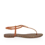 Sandalia Logo Monograma Flat