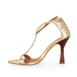 Sandalia Tresse Signature Tramada Taco Alto - Imagen 3