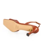 Sandalia Chanel Taco Alto - Imagen 4
