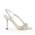 Sandalia Strass Taco Alto