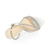 Sandalia Strass Taco Alto - Imagen 5