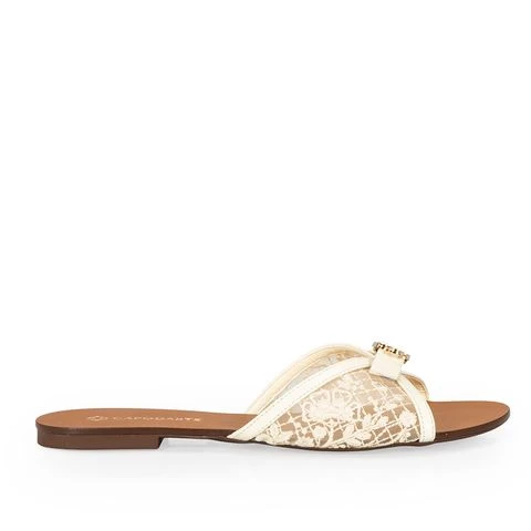 4019989-0003 (1) Zapatilla Bordada Flat - Imagen 1