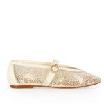 Ballerina Guillermina Bordada Flat