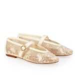 Ballerina Guillermina Bordada Flat - Imagen 3