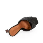 Mule Tresse Signature Tramado Taco Alto - Imagen 5