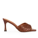 Mule Tresse Signature Tramado Taco Alto