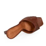 Mule Tresse Signature Tramado Taco Alto - Imagen 5